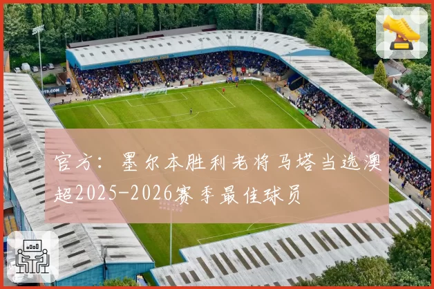 官方:墨尔本胜利老将马塔当选澳超2025-2026赛季最佳球员