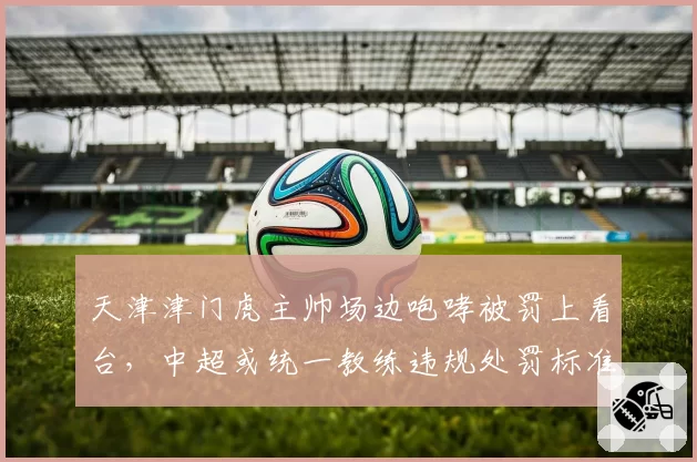 天津津门虎主帅场边咆哮被罚上看台,中超或统一教练违规处罚标准
